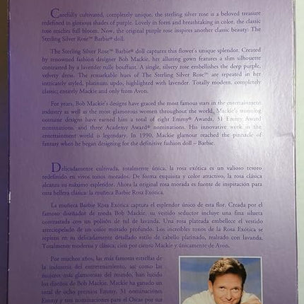 Barbie Bob Mackie Avon The Sterling Silver Rose Collectibles Doll