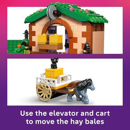 LEGO Friends Pony Ranch & Stable Pretend Play Building Toy - Playset with 3 Horse Toys for Creative Storytelling - Birthday Gift Idea for Girls & Boys, Ages 7+ Who Love Horse Stuff - 42654