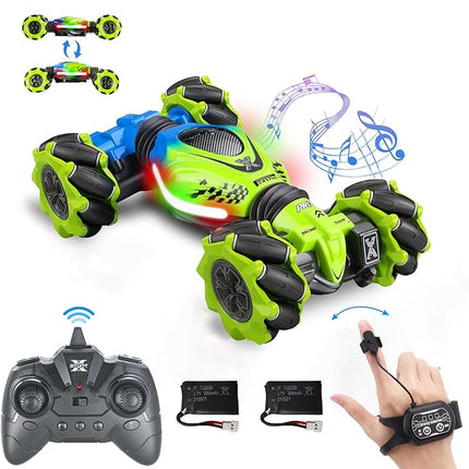 Gesture RC Car for Boys Girls 6-12 Year 4WD Remote Control Car 360° Rotate Off-Road Drift Hand Controlled Twist Cars with Light Music for Kids Toy Birthday Xmas Gift