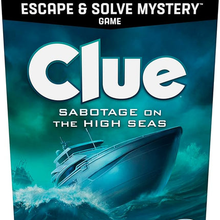 Hasbro Gaming Clue Board Game Sabotage on The High Seas, Escape Room Game, Murder Mystery Games, 1-6 Players, 10+ (Amazon Exclusive)