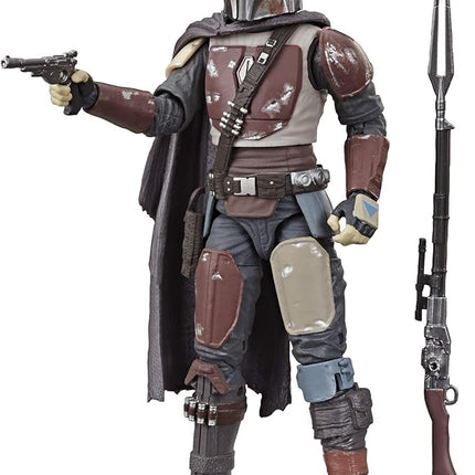 STAR WARS The Black Series The Mandalorian Toy 6" Scale Collectible Action Figure, Toys for Kids Ages 4 & Up