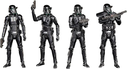 Star Wars, The Vintage Collection Imperial Death Trooper Action 4 Figure Set F5553 by Hasbro Black