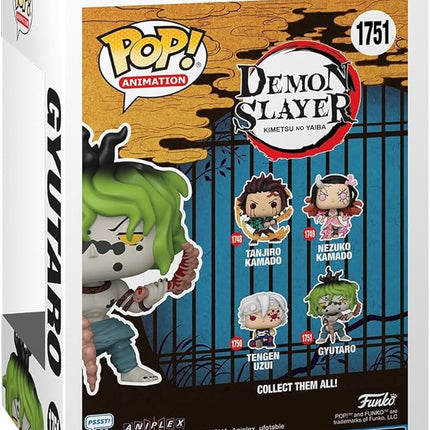 Funko POP Animation: DS - Gyutaro - Demon Slayer - Collectable Vinyl Figure - Gift Idea - Official Merchandise - for Kids & Adults - Anime Fans - Model Figure for Collectors and Display