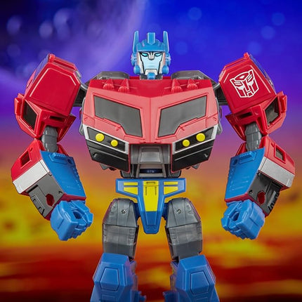 Transformers Legacy United Voyager Class Animated Universe Optimus Prime, 7-Inch Converting Action Figure, 8+