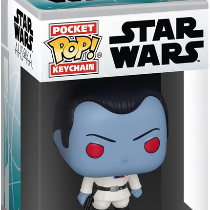 Funko Pop! Keychain: Star Wars Ahsoka Novelty Keyring - Collectable Mini Figure - Stocking Filler - Gift Idea - Official Merchandise - TV Fans - Backpack Decor