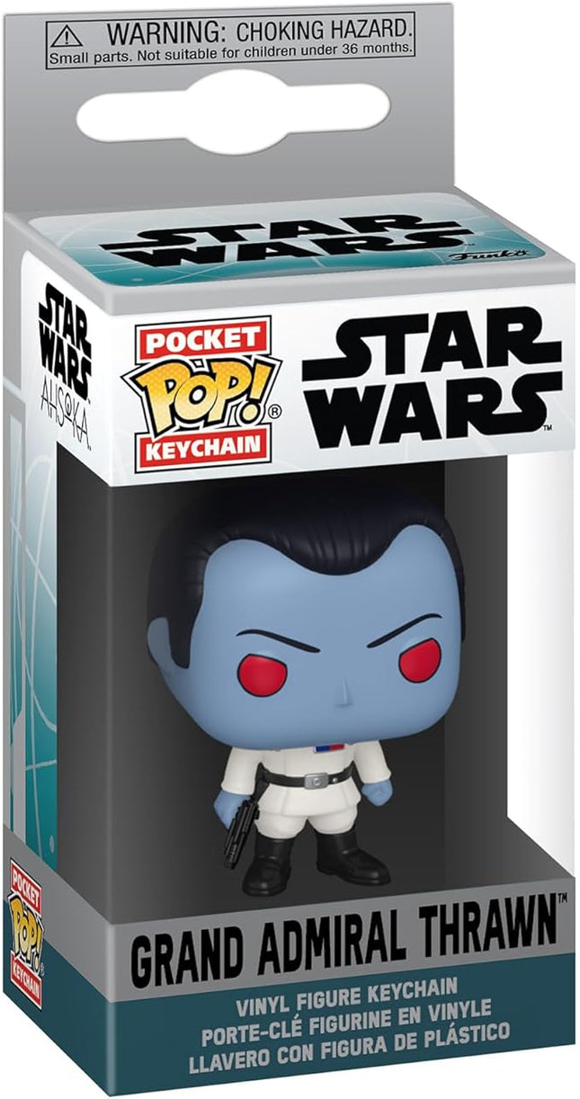 Funko Pop! Keychain: Star Wars Ahsoka Novelty Keyring - Collectable Mini Figure - Stocking Filler - Gift Idea - Official Merchandise - TV Fans - Backpack Decor