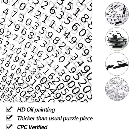 Bgraamiens Puzzle -π Day Puzzle The Mystical π Puzzle Hard Unique Round Numbers Puzzle for Adults (Spiral π)