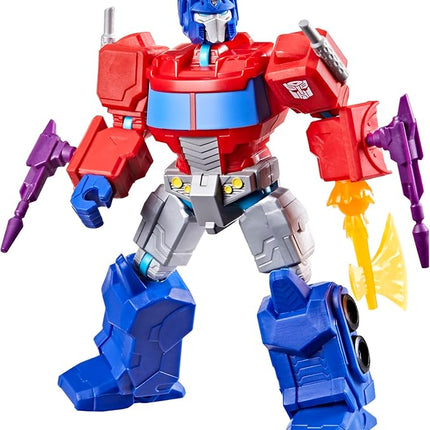 Transformers MixMashers Optimus Prime Custom Mix-and-Match Deluxe Action Figure & Accessories, 5-Inch (12 cm) Robot Toys for Kids, Ages 4+