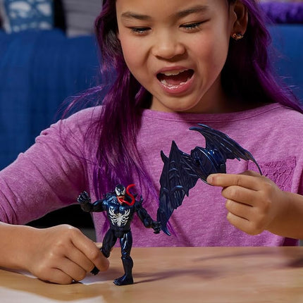 Spider-Man Marvel VenomVersus Epic World of Action Deluxe Venom Figure with Accessories, 4-Inch Super Hero Toys for Kids Ages 4+