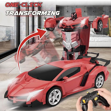Transform Remote Control Car Toy for Kids 4 5 6 7 8, Remote Control Car for Boys 4-7, Transform Cars for Boys 4-6, Toy Car 5 Year Old Boy, Toys for 3 4 5 6 7 8 9 10 11 12 Years Old Boy