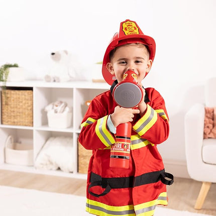 Melissa & Doug Fire Chief Role Play Costume Dress-Up Set
