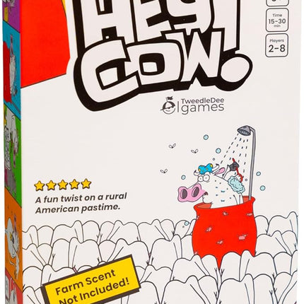 Hey Cow! - Family Card Game for Kids and Adults - Fun Farm-Themed Strategy Game Ages 6+ - Easy to Learn Party Game with Quick Playtime - Perfect for Family Game Night