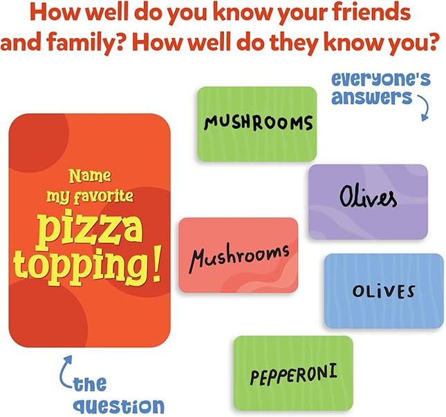 Skillmatics Card Game – Who Knows You Best? Hilarious Family Party Game for Kids, Boys, Girls, Teens & Adults, Fun for Game Nights & Parties, Gift for Ages 8, 9, 10 and Up, 2025 Edition