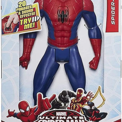 Marvel Ultimate Spider-Man Web Warriors Titan Hero Tech Electronic Spider-Man 12-Inch Figure