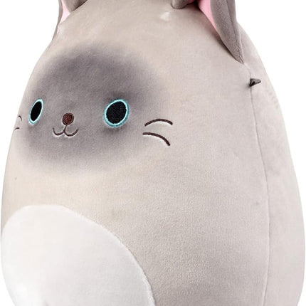 Squishmallows 10" Felton the Siamese Cat - Officially Licensed Kellytoy Plush - Collectible Soft & Squishy Kitty Stuffed Animal Toy - Add to Your Squad - Gift for Kids, Girls & Boys - 10 Inch