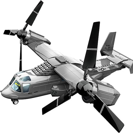 Apostrophe Games V-22 Osprey Tiltrotor Aircraft Building Block Set - 460 Pieces