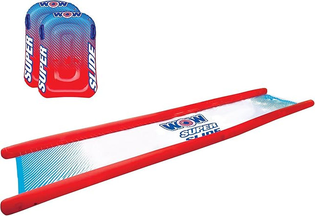 WOW Sports Super Slide Giant Backyard Slip and Water Slide with Sprinkler, Extra Long, 25 x 6 ft