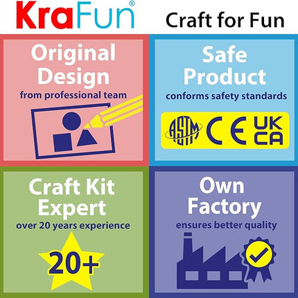 KRAFUN Beginner Unicorn My First Lacing Card Kit for Kids Arts & Crafts, 5 Easy Princess Lacing Projects, Paper Art Craft Cards for Toddlers, Fine Motor Preschool Skills Toys