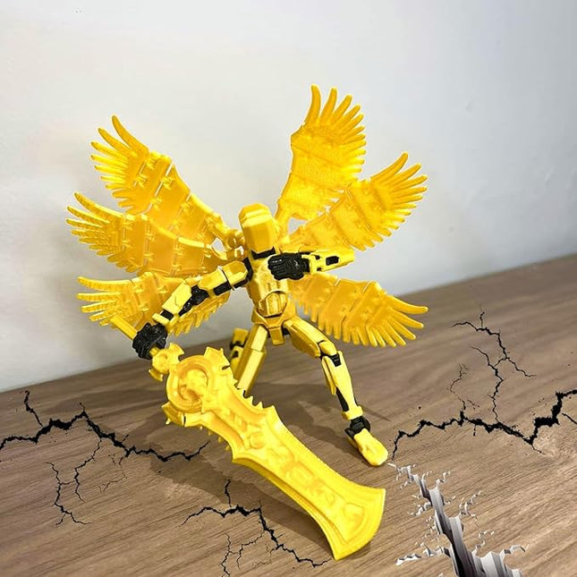 (Assembly Completed) T13 Action Figure Set,Titan 13 Robot Movable Action Figure,3D Printed T13 Articulated,Full Body Mechanical Doll,Christmas Birthday Gift for Kids Adult