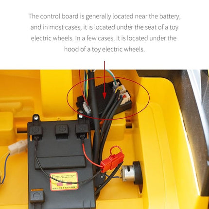 2.4ghz Bluetooth Remote Control for Kids Powered Electric Vehicle Truck Car Remote Control Ride on car for Toddlers 12v Remote Controller SUV car for Kids Replacement Parts