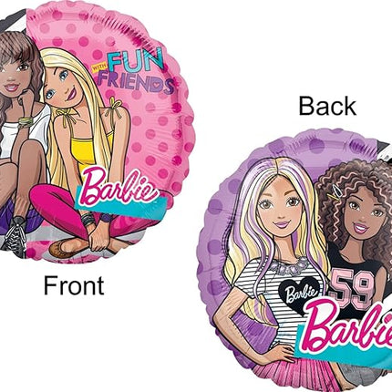 Barbie's Birthday Party Supplies Airloonz Foil Balloon Bouquet Decorations