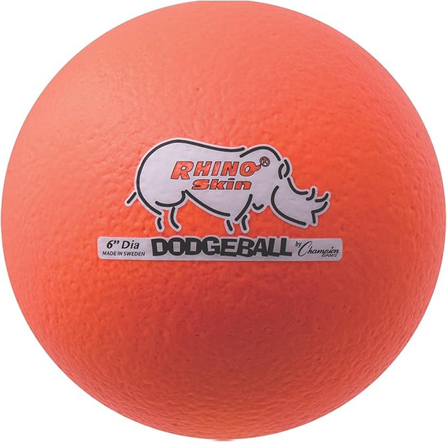 Champion Sports® Rhino Skin® Low Bounce Dodgeball Sets & Singles for Playground, PE, Backyard & League Games – Team Sports Equipment for Youth & Adults