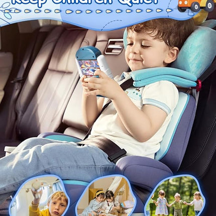 16-Piece Rotating Puzzles for Kids 4-6, Toddlers Puzzles 3-4, Road Trip, Airplane Activities Game, Travel Toys - Brain Teaser, Fine Motor Skills - Birthday Gifts Boys Girls - Special Vehicle