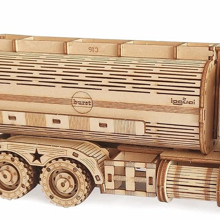 3D Wooden Puzzle - Wood Mechanical Tank Truck Model Kits - Coin Bank Crafts Model - Wooden STEM DIY Brain Teaser Puzzles, 3D Puzzle for Birthday Adults & Teens