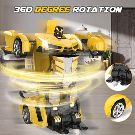 Transform Remote Control Car Toy for Kids 4 5 6 7 8, Remote Control Car for Boys 4-7, Transform Cars for Boys 4-6, Toy Car 5 Year Old Boy, Toys for 3 4 5 6 7 8 9 10 11 12 Years Old Boy