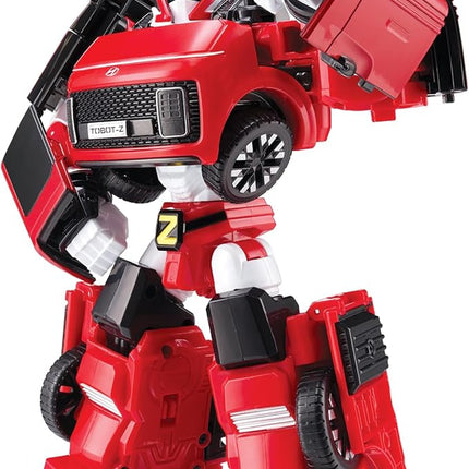 New TOBOT, TOBOT Z, Youngtoys Transforming Collectible Vehicle to Robot, Heroes Animation Character Toys for Kids 3 and up Transform Toys Cars, Large Size 8-inch
