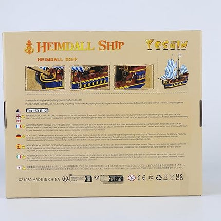 YESHIN Pirates Ship Model Building Blocks Kits, MOC Sailboat Model Construction Set to Build, Gift for Adult Collections Enthusiasts (2010+Pieces)