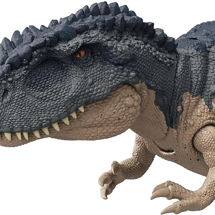 Mattel Jurassic World Gigantic Trackers Action Figure, Mapusaurus Dinosaur Toy with Mega Bite Rampage Attack, Evolution Back Spikes & Digital Play