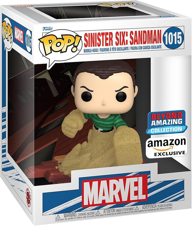 Funko Pop Deluxe: Marvel Sinister 6 - Sandman Figure 3 of 7 - Marvel Comics - Amazon Exclusive - Collectable Vinyl Figure - Gift Idea - Official Merchandise - Toys for Kids & Adults