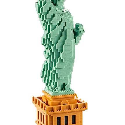 Statue of Liberty Micro Blocks Building Sets Mini Bricks Building for Adults, New York Famous Landmark Architectural Model Toys for Kids Age of 14+ 2810 PCS