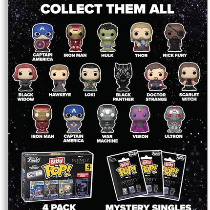 Funko Pop! Bitty Countdown Calendar: Marvel Comics - 24 Days of Surprises - Collectible Vinyl Mini Figures - Mystery Box - Gift Idea - Holiday Present for Kids - Christmas or Birthday Countdown