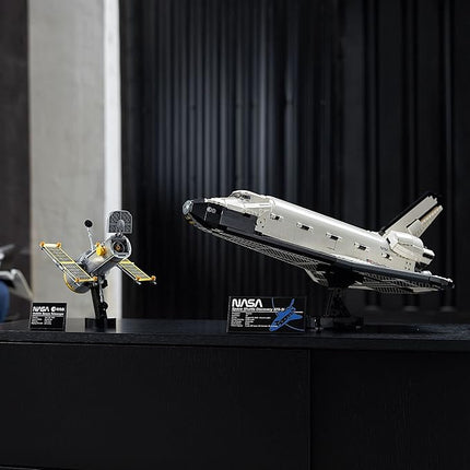 LEGO Icons NASA Space Shuttle Discovery Building Sets for Adults - Model Kits for Bookshelf or Office Decor, Ages 18+ Years - Gifts for Men & Women - 10283