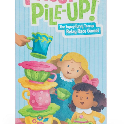 Educational Insights Teacup Pile-Up! Relay Game, Preschool Board Game, Easter Basket Stuffers for Kids, Gift for Kids Ages 4+