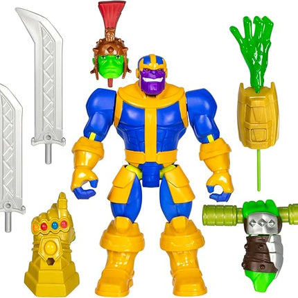 Avengers Marvel MixMashers Thanos Custom Mix-and-Match Deluxe Action Figure & Accessories, 5-Inch-Scale Super Hero Toys for Kids Ages 4+