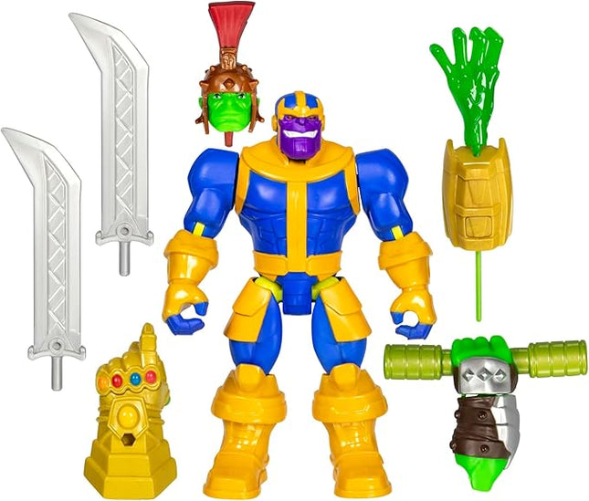 Avengers Marvel MixMashers Thanos Custom Mix-and-Match Deluxe Action Figure & Accessories, 5-Inch-Scale Super Hero Toys for Kids Ages 4+