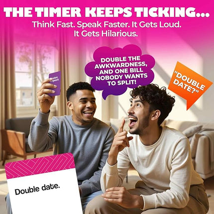 QUOKKA Freedom of Speech Card Board Game - Life Happens Edition - Fast-Paced | Guess The Word | Easy to Play - Party Game for Game Night