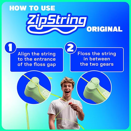 ZipString Original - As Seen on Shark Tank - Classic Rope Launcher Toy, Perfect for Kids & Adults - Fly a String Loop in The Air for Endless Tricks & Fun, Wonderment Awaits,Luscious Lime