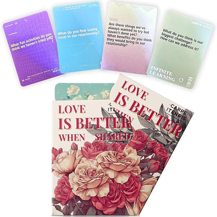Card Games,Couples Games for Adults,Birthday Gifts for Women,Anniversaries Gifts for Women,Couple Gifts,Valentines Day Gifts for Her,Him,Relationship Card Game
