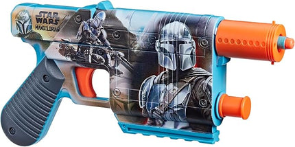 Nerf Star Wars The Mandalorian Dart Blaster, 12 Elite Darts, Internal Clip, Toy Foam Blasters for 8 Year Old Boys & Girls & Up