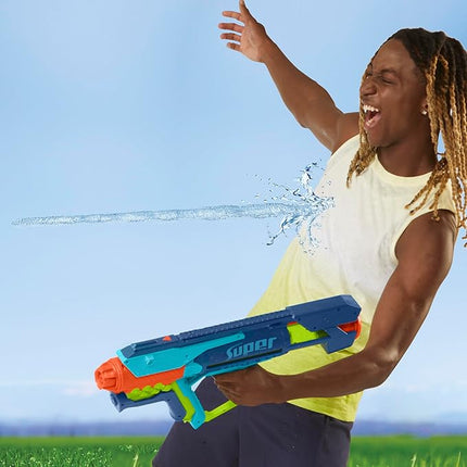 Nerf Super Soaker Power Drench Water Blaster, High Performance Pressurized Blasting, Easy Fill Station, Water Toys, Ages 8+