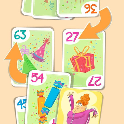 Melon Rind Jump 9, Math Game for Kids Learning Multiples of 9, Lively, Fun Card Game, Quick Activity for Boosting Math Confidence, Screenless Fun, Ages 8+