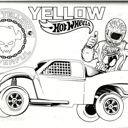 Hot Wheels Coloring Book Set for Kids Bundle with Hot Wheels Car Activity Books, Sticker Pads, Hot Wheels Hot Rod Imagine Ink Coloring and More