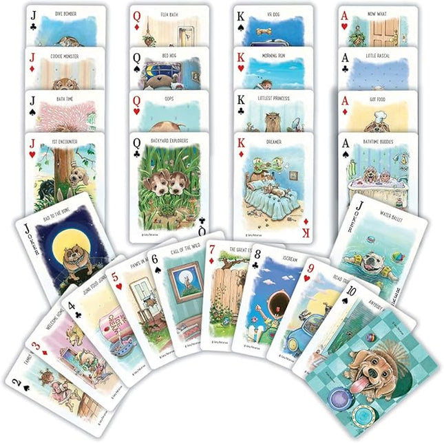 MasterPieces Officially Licensed Dogs Playing Cards - 54 Card Deck for Adults