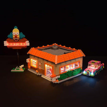 LightGo LED Kit for The Simpsons: Krusty Burger Compatible with Lego 10352 | Lighting Only-Bricks Set Not Included (Classic Version)