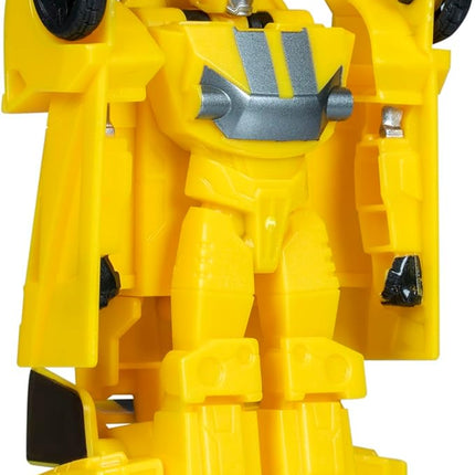 Transformers EarthSpark 1-Step Smash Changers Bumblebee 4-Inch Action Figure, Robot Toys for Boys and Girls 6 and Up