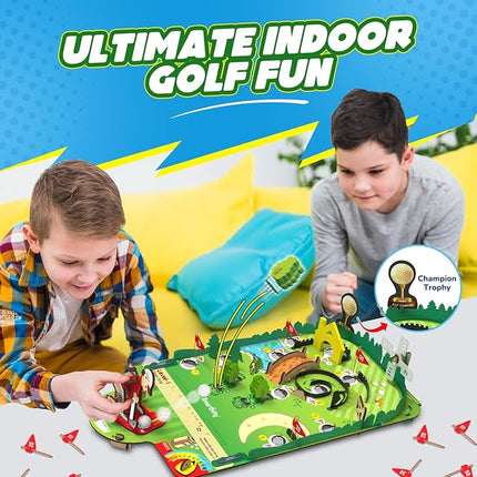 Smartivity Mini Golf Table Top Game for Kids Ages 6 to 12 | Build & Play with Your Own Golf Course | Birthday Gift for Smart Kids | DIY STEM Toys for Boys & Girls 6,7,8,9,10,11,12 Years Old